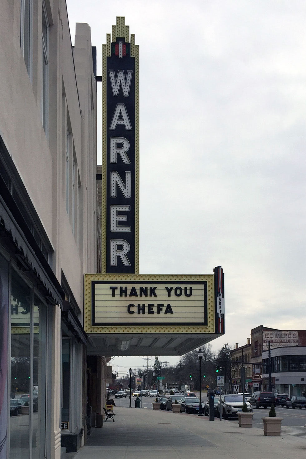 Thank You CHEFA marquee